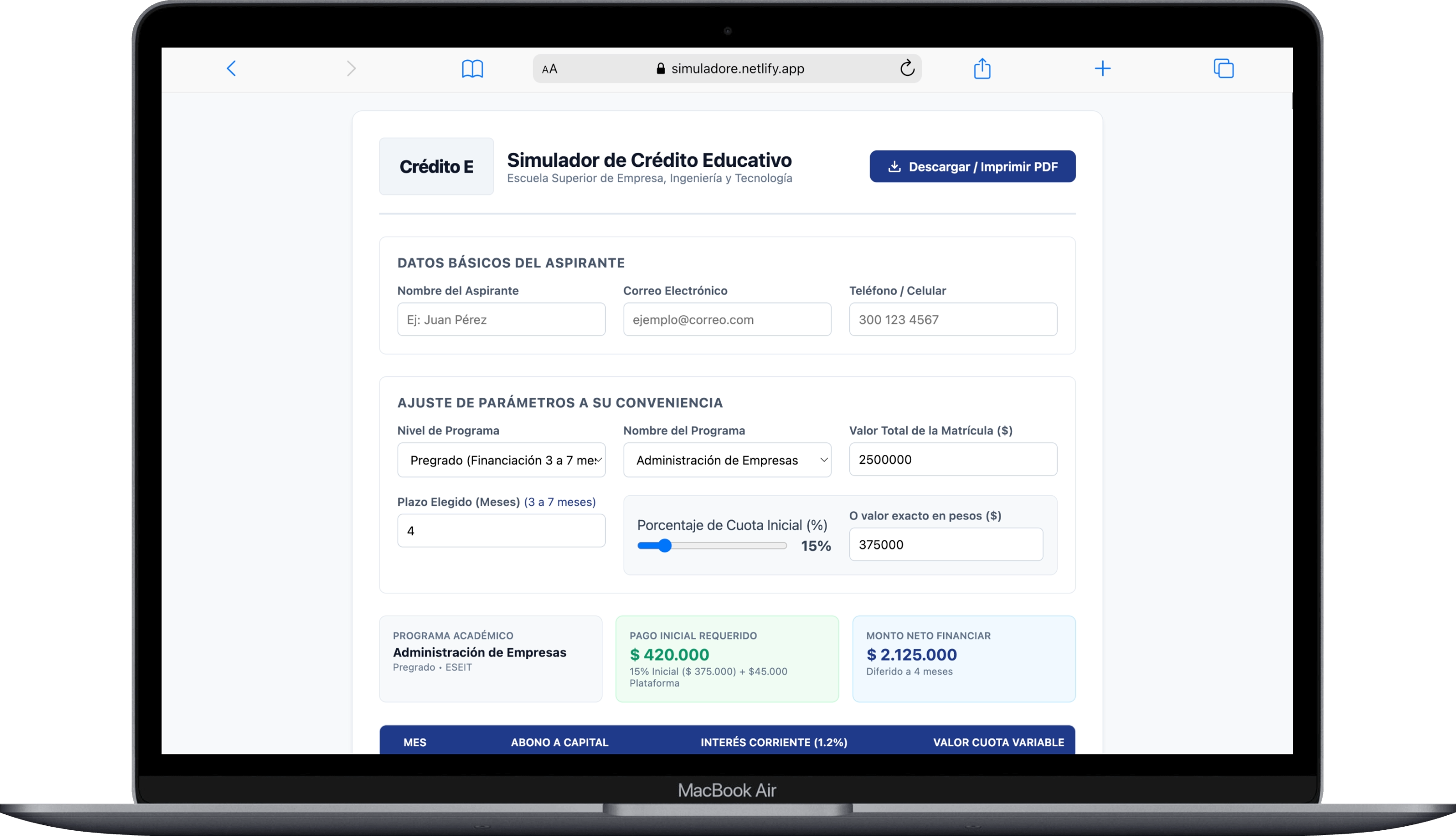 [Nombre del proyecto]
